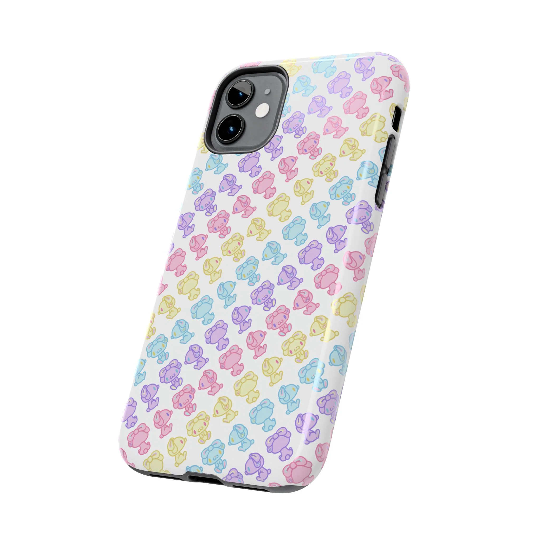 Rotating Pastel All Purpose Bunny - iPhone Case - Image 36