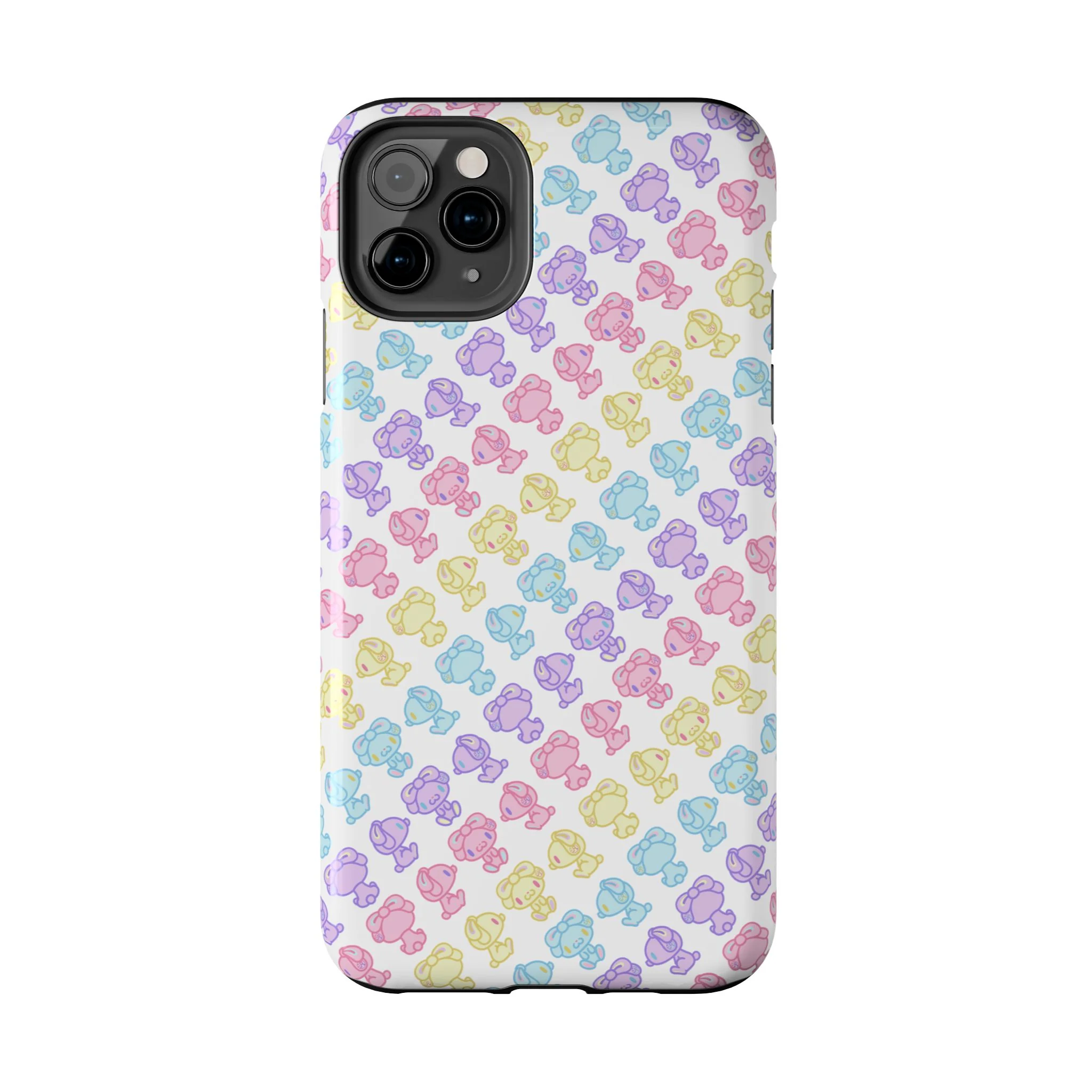 Rotating Pastel All Purpose Bunny - iPhone Case - Image 39