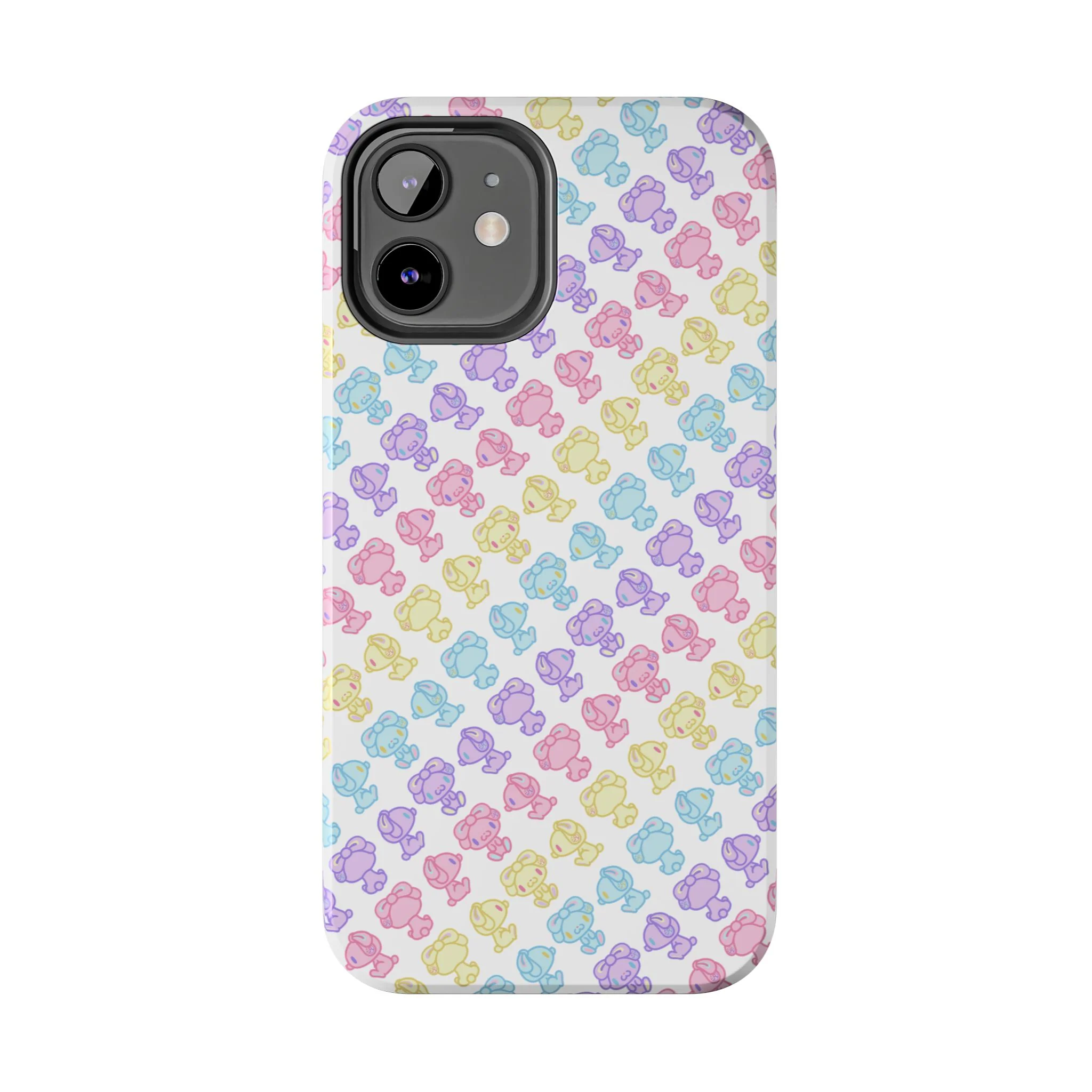 Rotating Pastel All Purpose Bunny - iPhone Case - Image 41