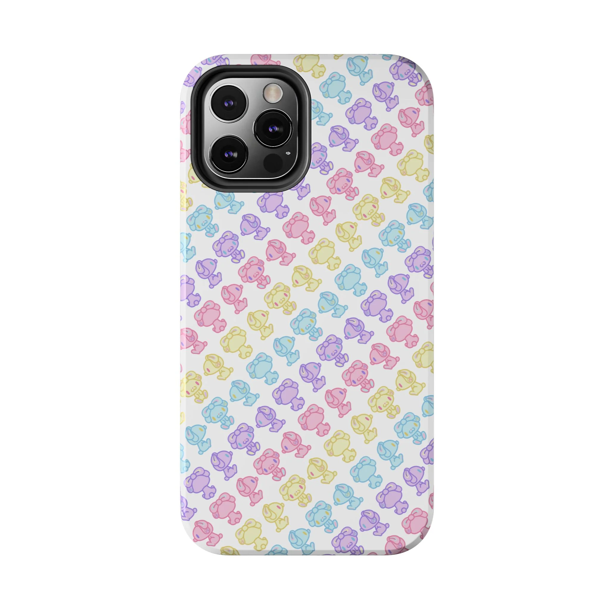 Rotating Pastel All Purpose Bunny - iPhone Case - Image 45