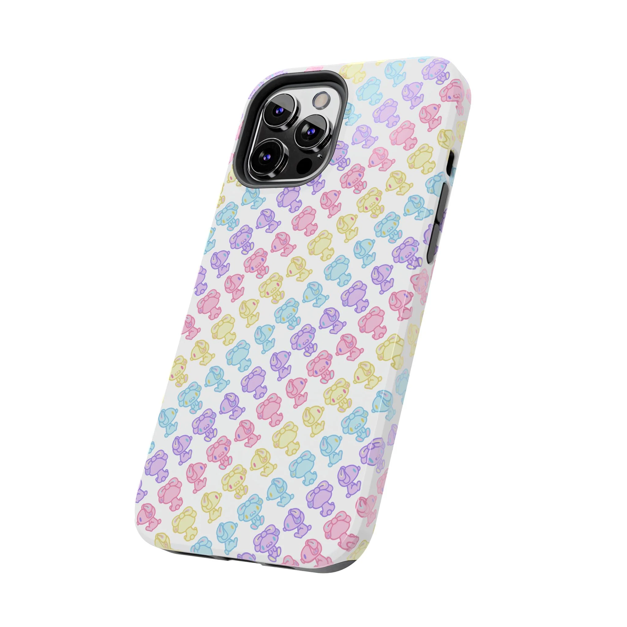 Rotating Pastel All Purpose Bunny - iPhone Case - Image 48