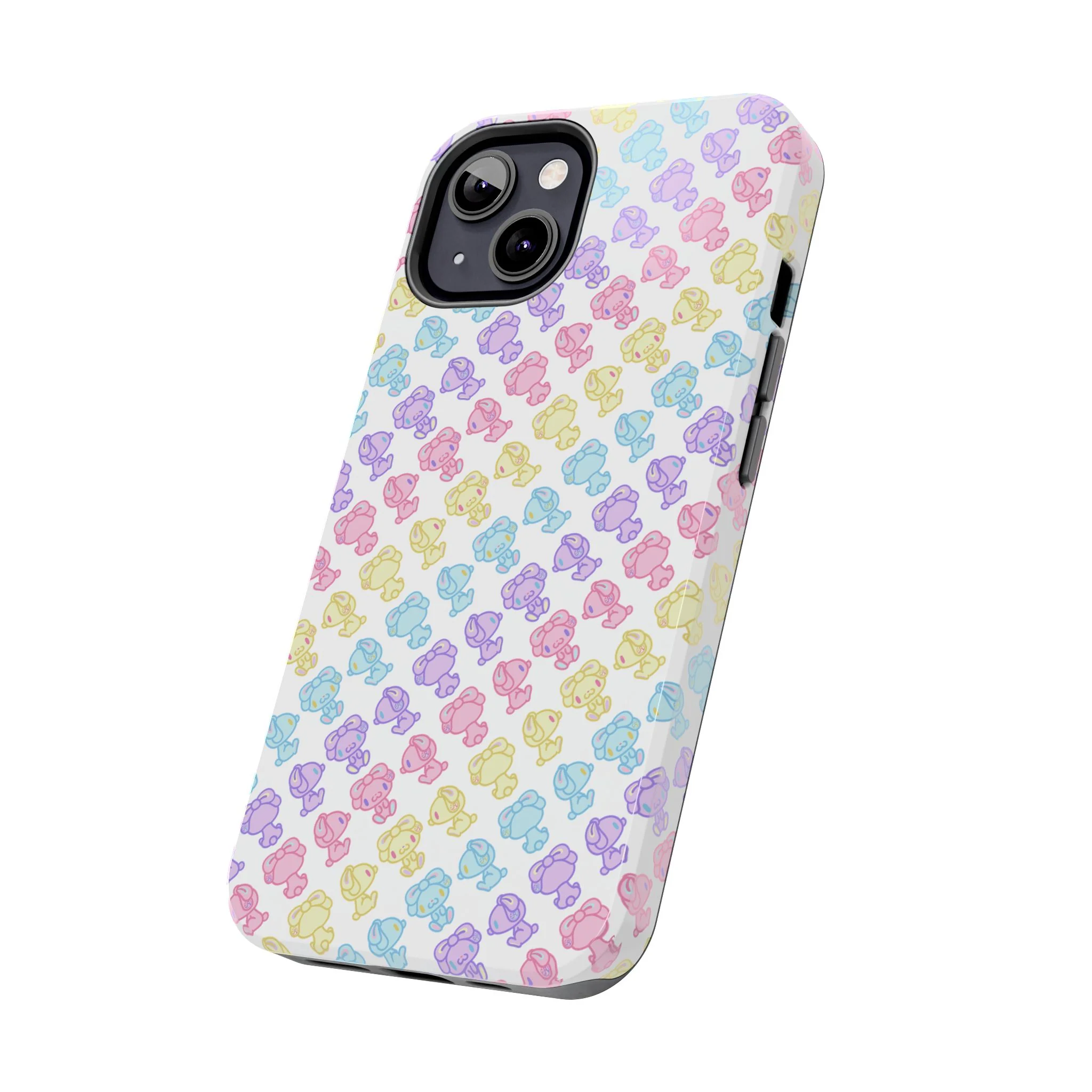 Rotating Pastel All Purpose Bunny - iPhone Case - Image 50