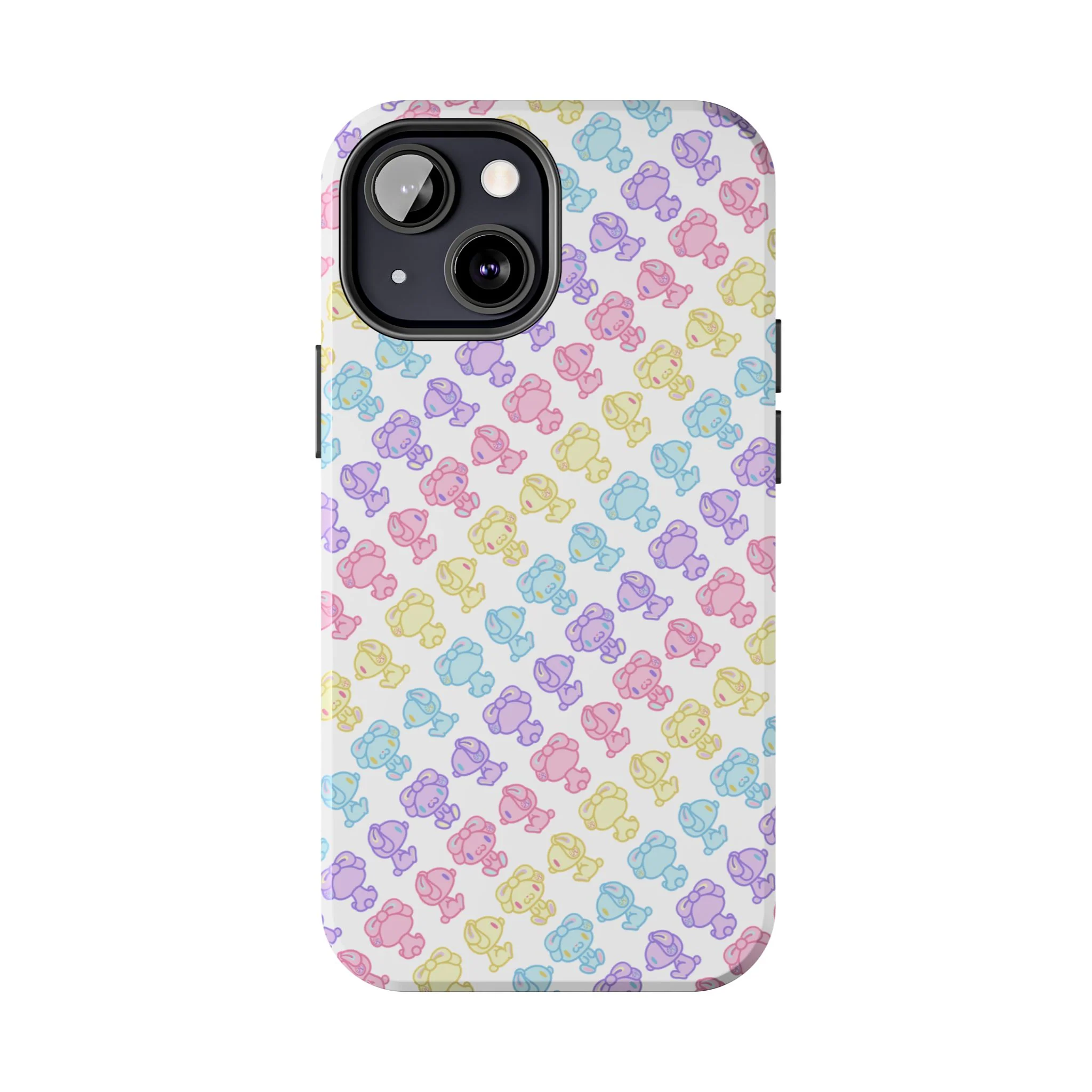 Rotating Pastel All Purpose Bunny - iPhone Case - Image 51