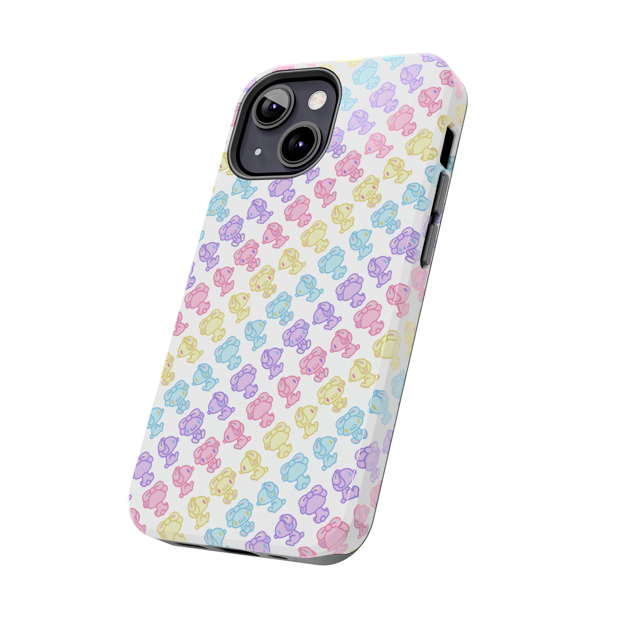 Rotating Pastel All Purpose Bunny - iPhone Case - Image 52