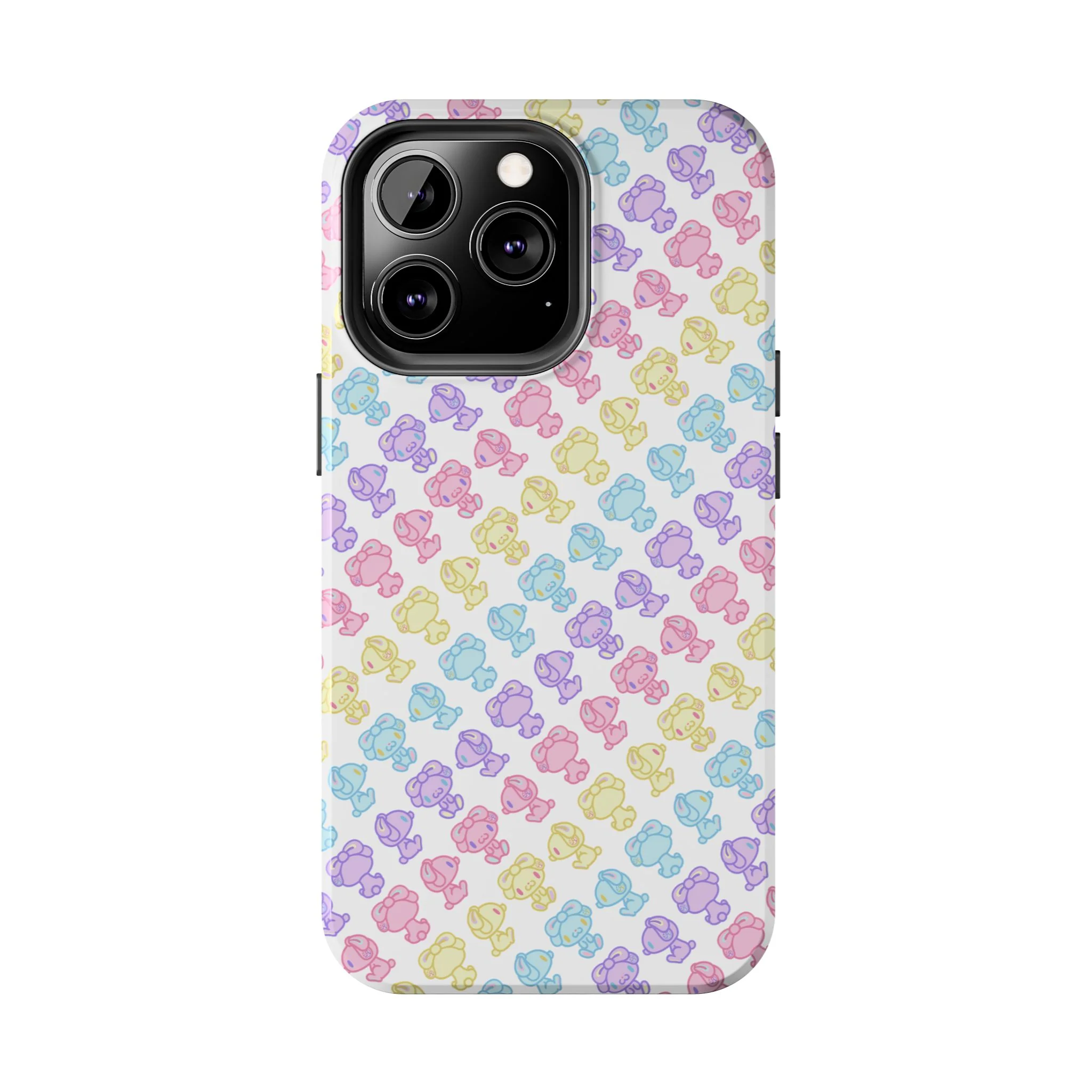 Rotating Pastel All Purpose Bunny - iPhone Case - Image 53