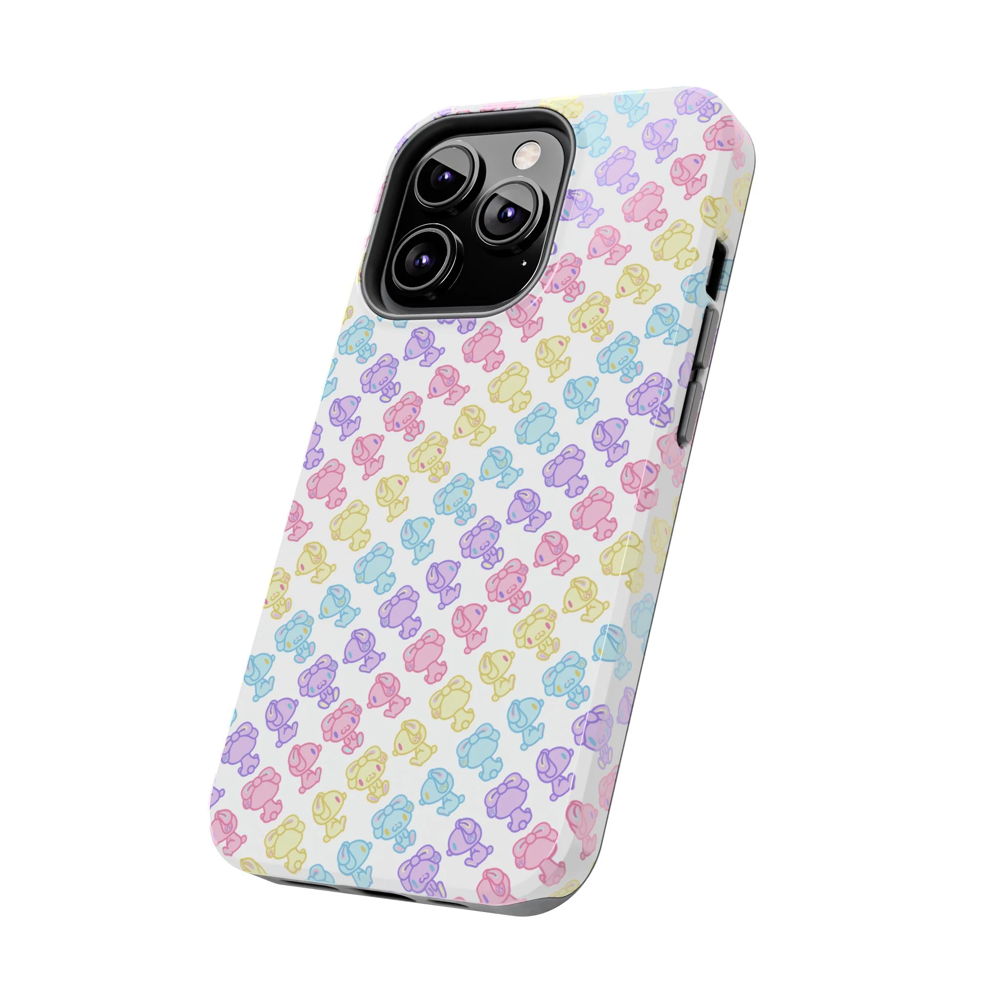 Rotating Pastel All Purpose Bunny - iPhone Case - Image 54