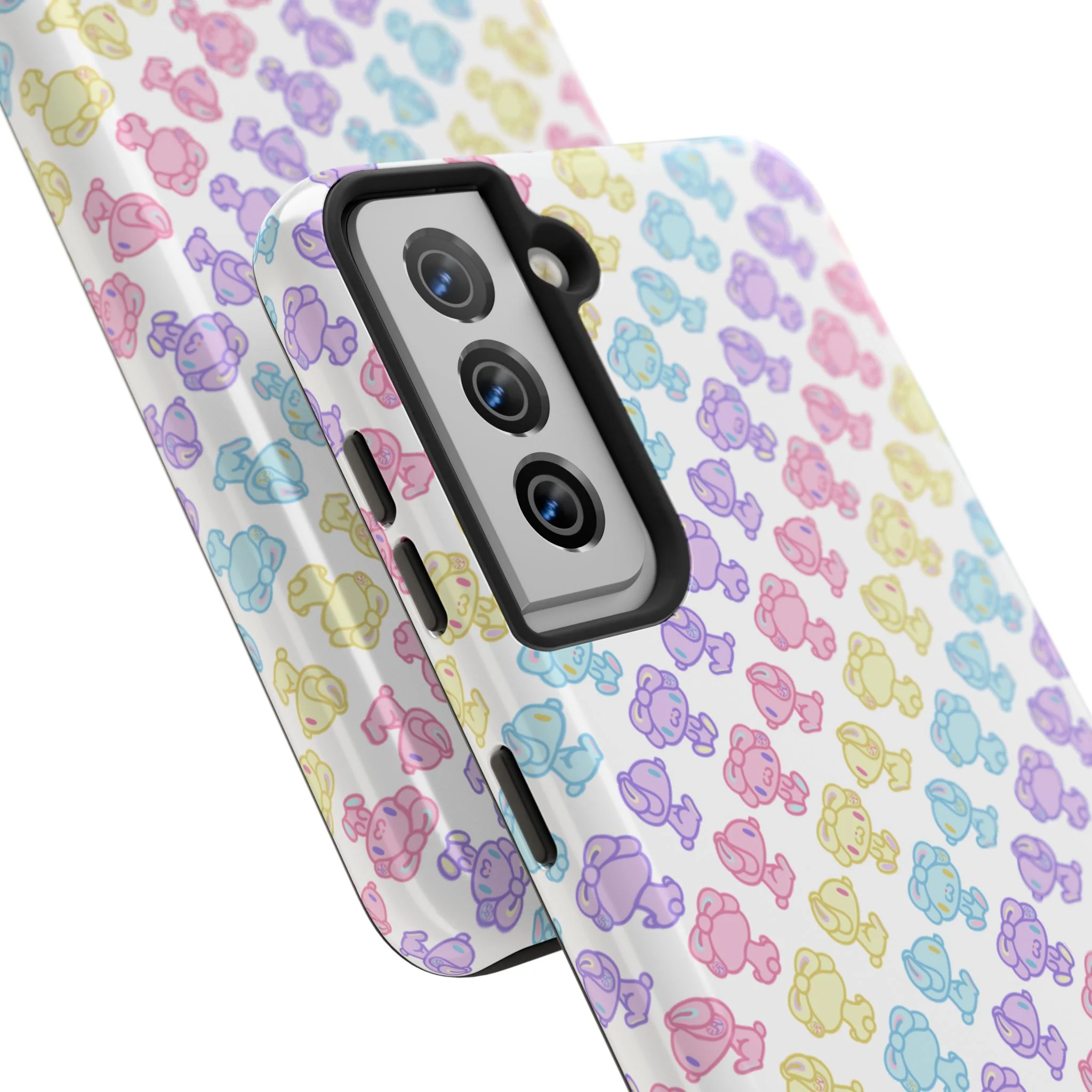 Rotating Pastel All Purpose Bunny - iPhone Case - Image 60
