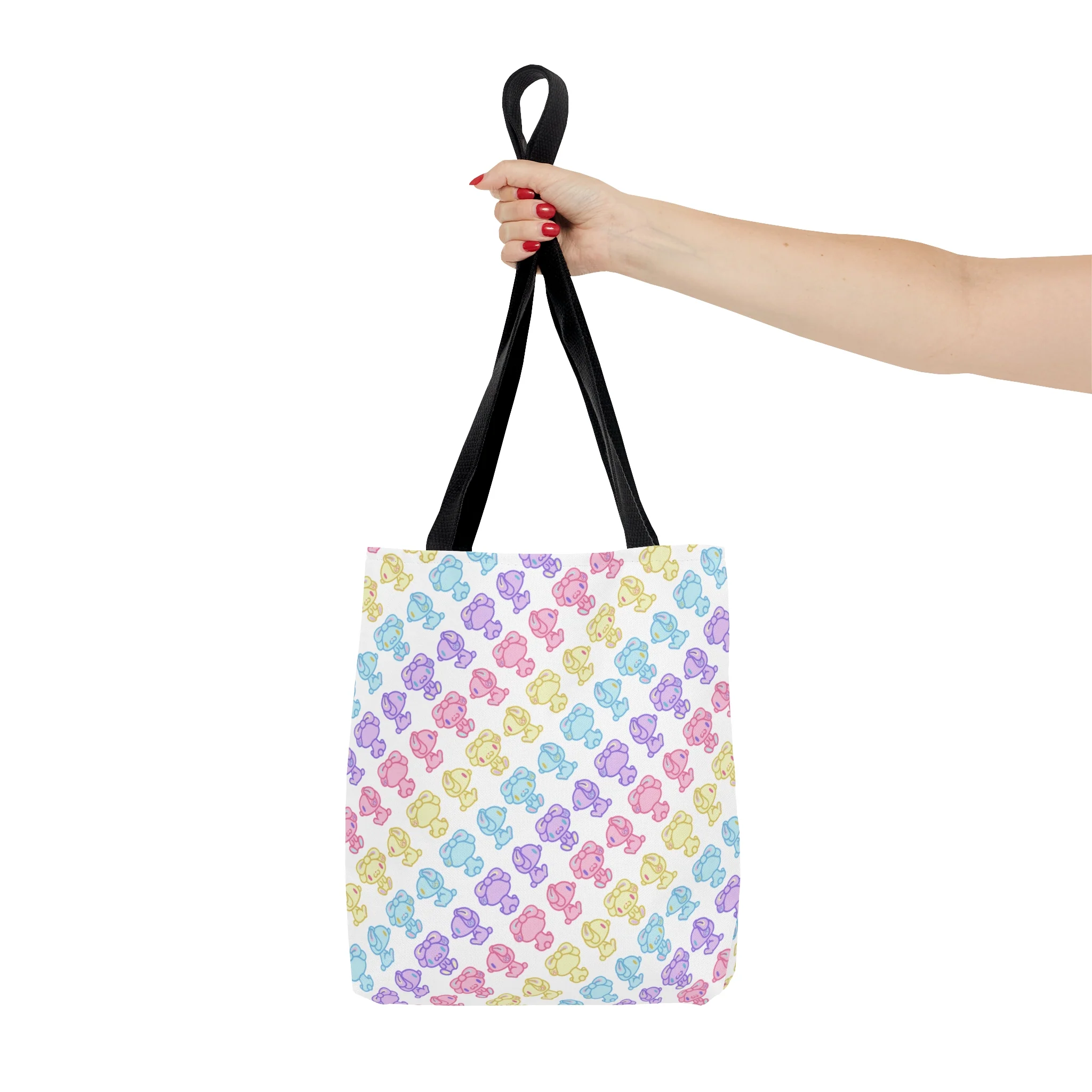 Rotating Pastel All Purpose Bunny Tote Bag - Image 10