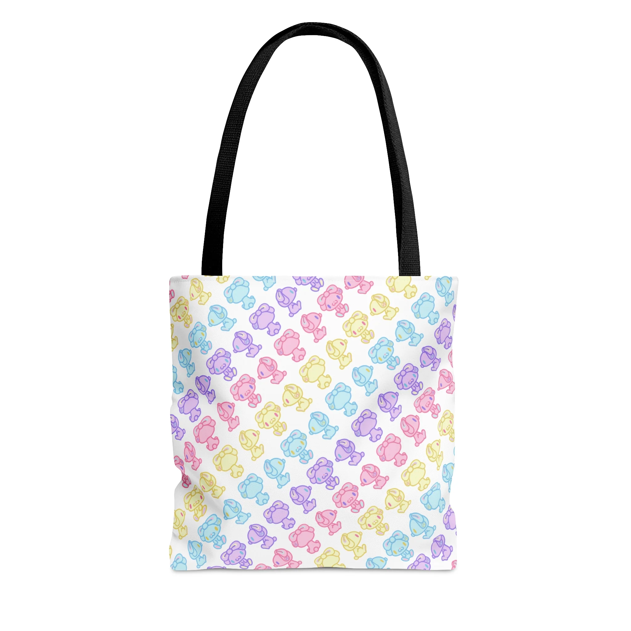 Rotating Pastel All Purpose Bunny Tote Bag - Image 3