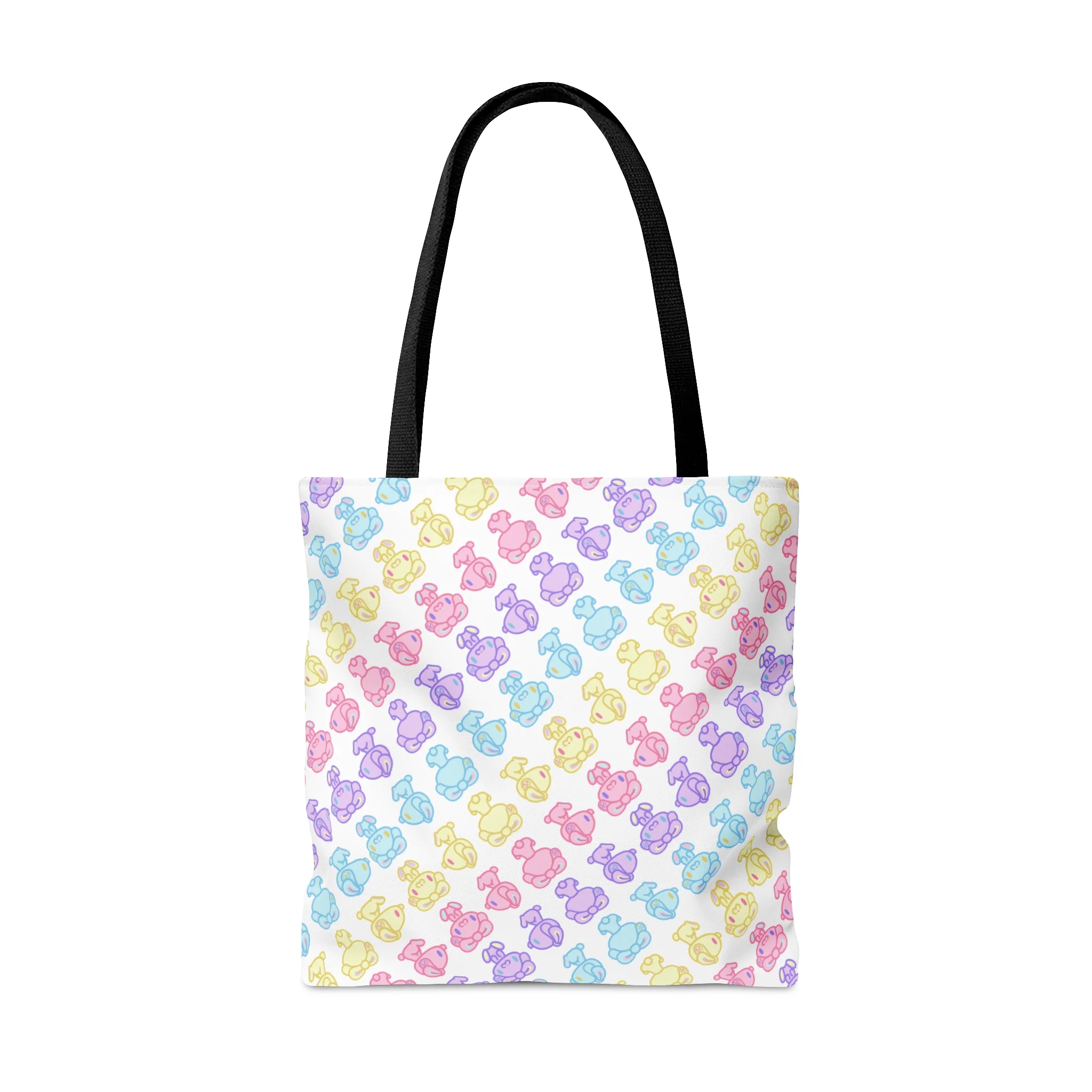 Rotating Pastel All Purpose Bunny Tote Bag - Image 6