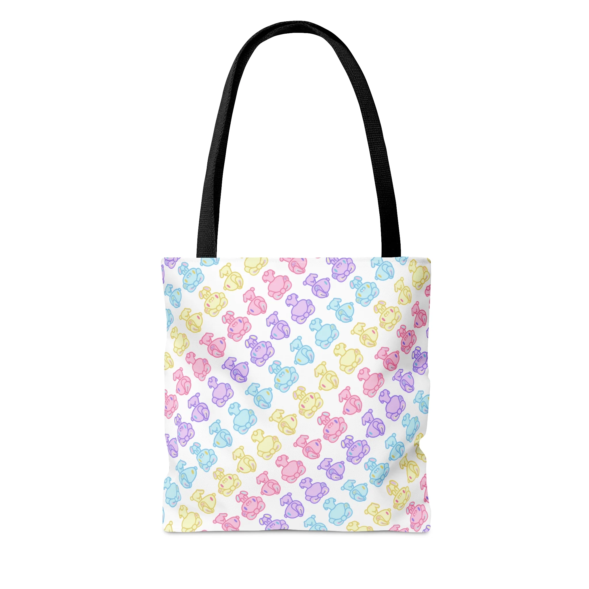 Rotating Pastel All Purpose Bunny Tote Bag - Image 9