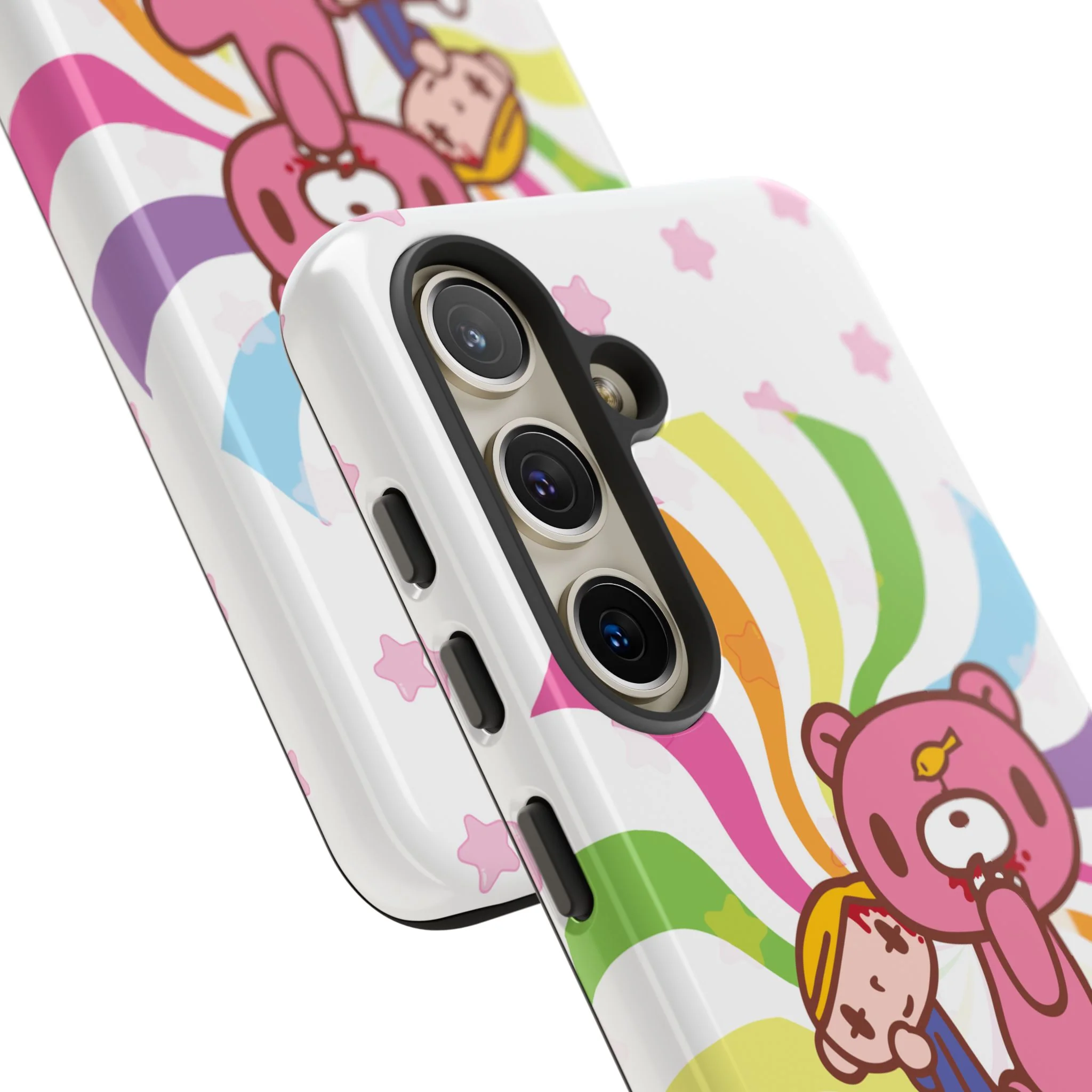 Swirly Rainbow Gloomy Bear - Tough Phone Case - Image 107
