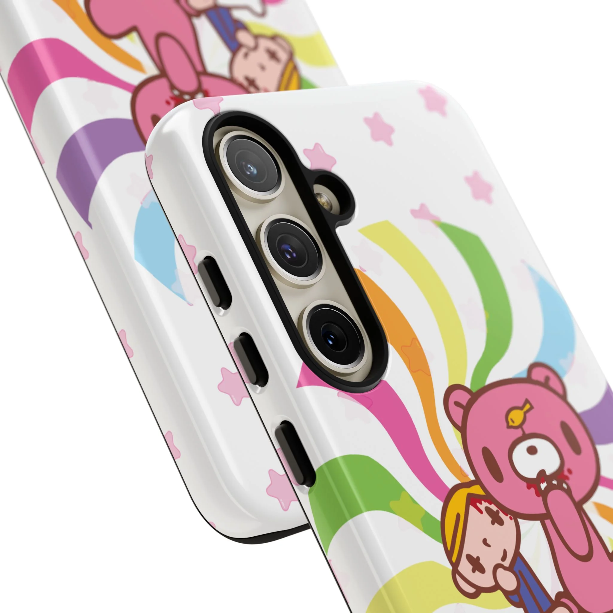 Swirly Rainbow Gloomy Bear - Tough Phone Case - Image 109