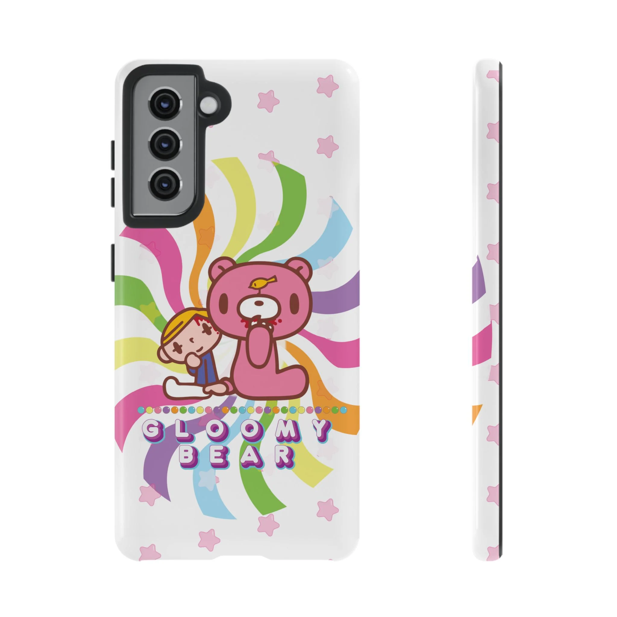 Swirly Rainbow Gloomy Bear - Tough Phone Case - Image 23