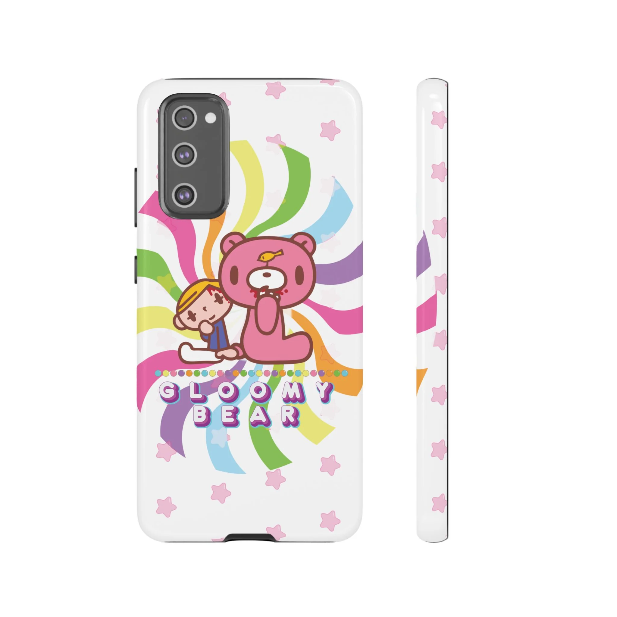 Swirly Rainbow Gloomy Bear - Tough Phone Case - Image 29