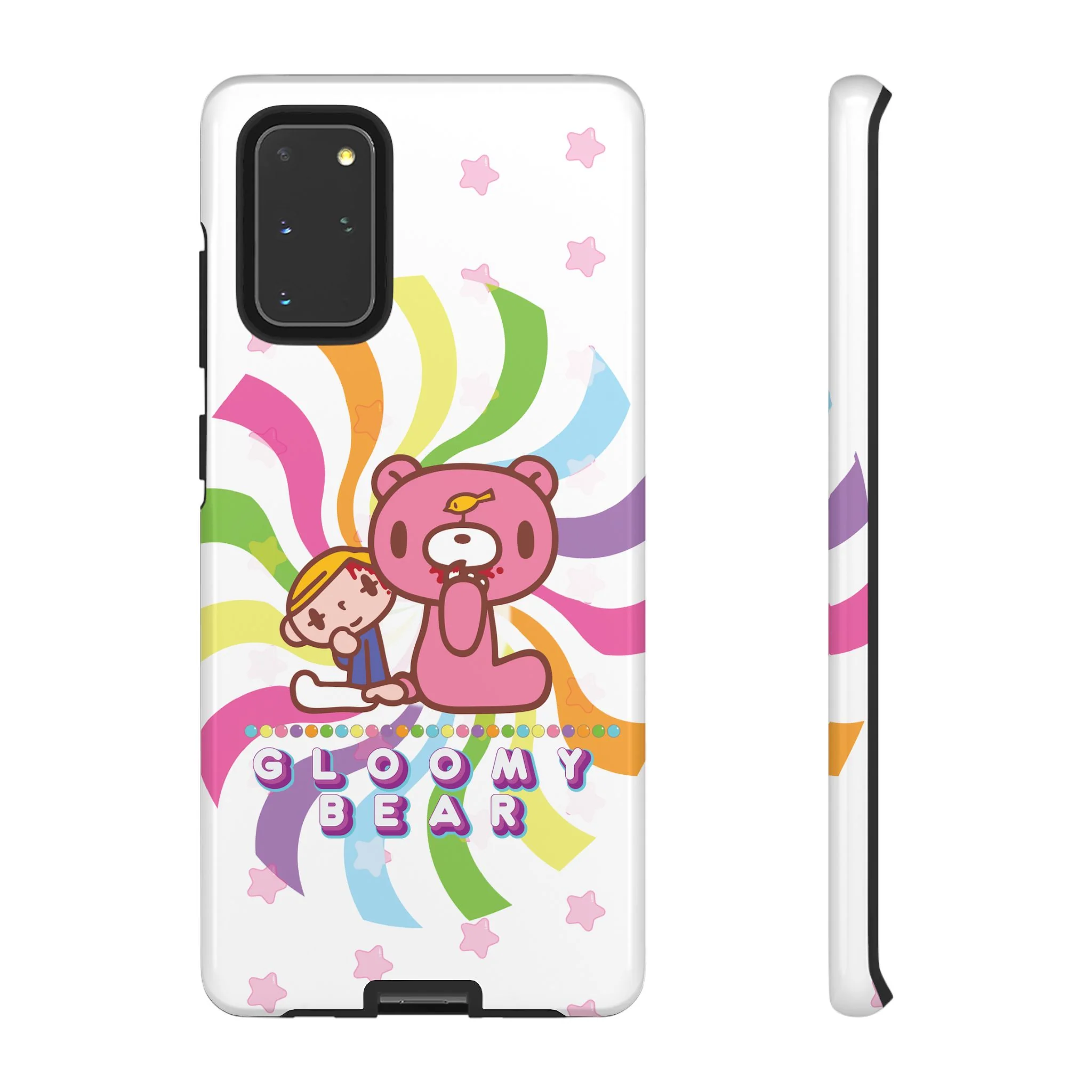 Swirly Rainbow Gloomy Bear - Tough Phone Case - Image 83