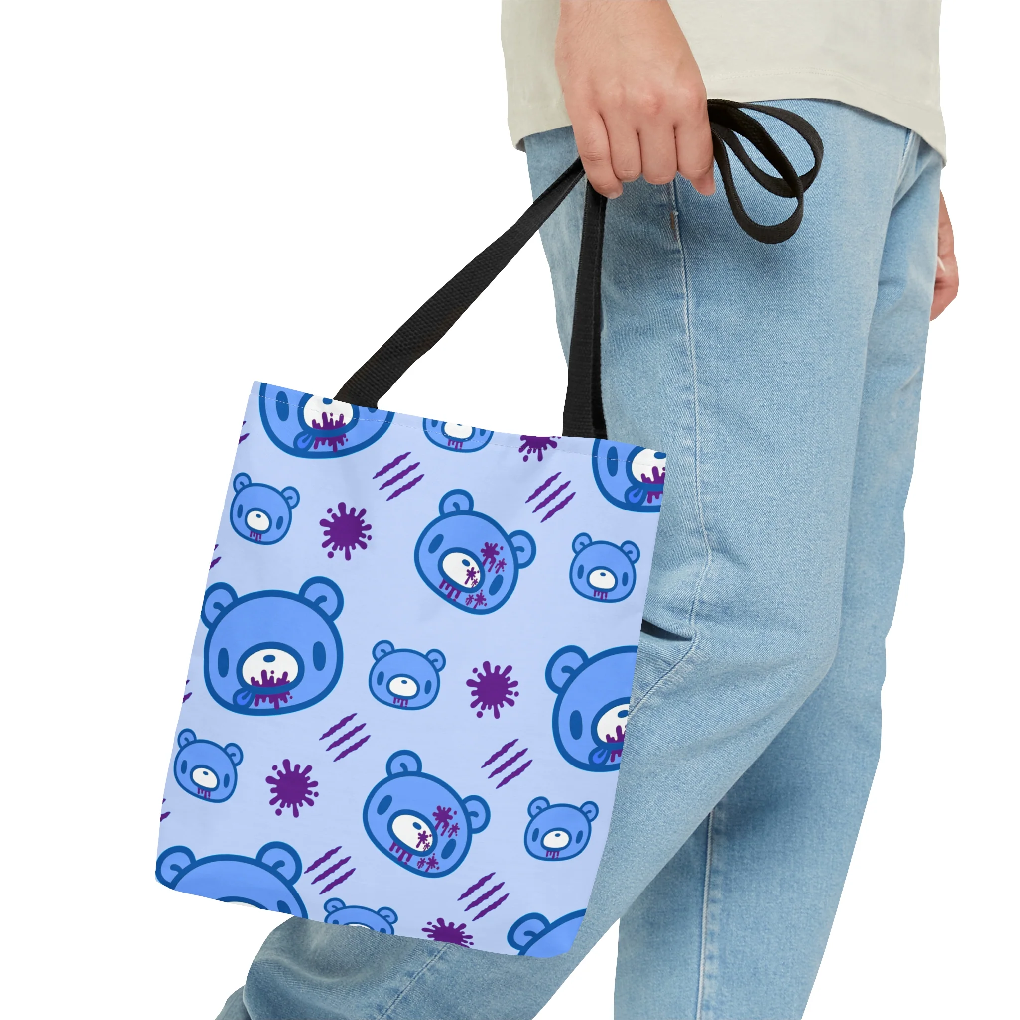True Blue Gloomy - Canvas Tote Bag - Image 12