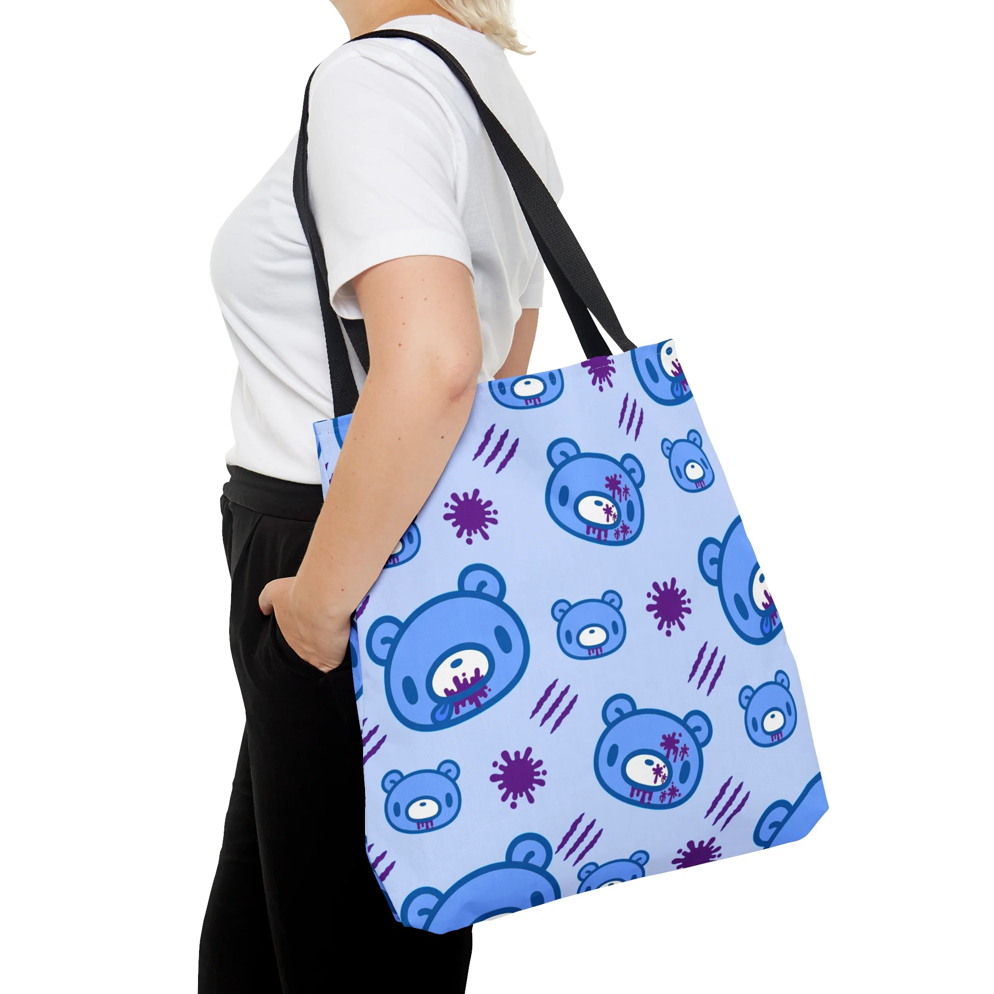 True Blue Gloomy - Canvas Tote Bag - Image 9
