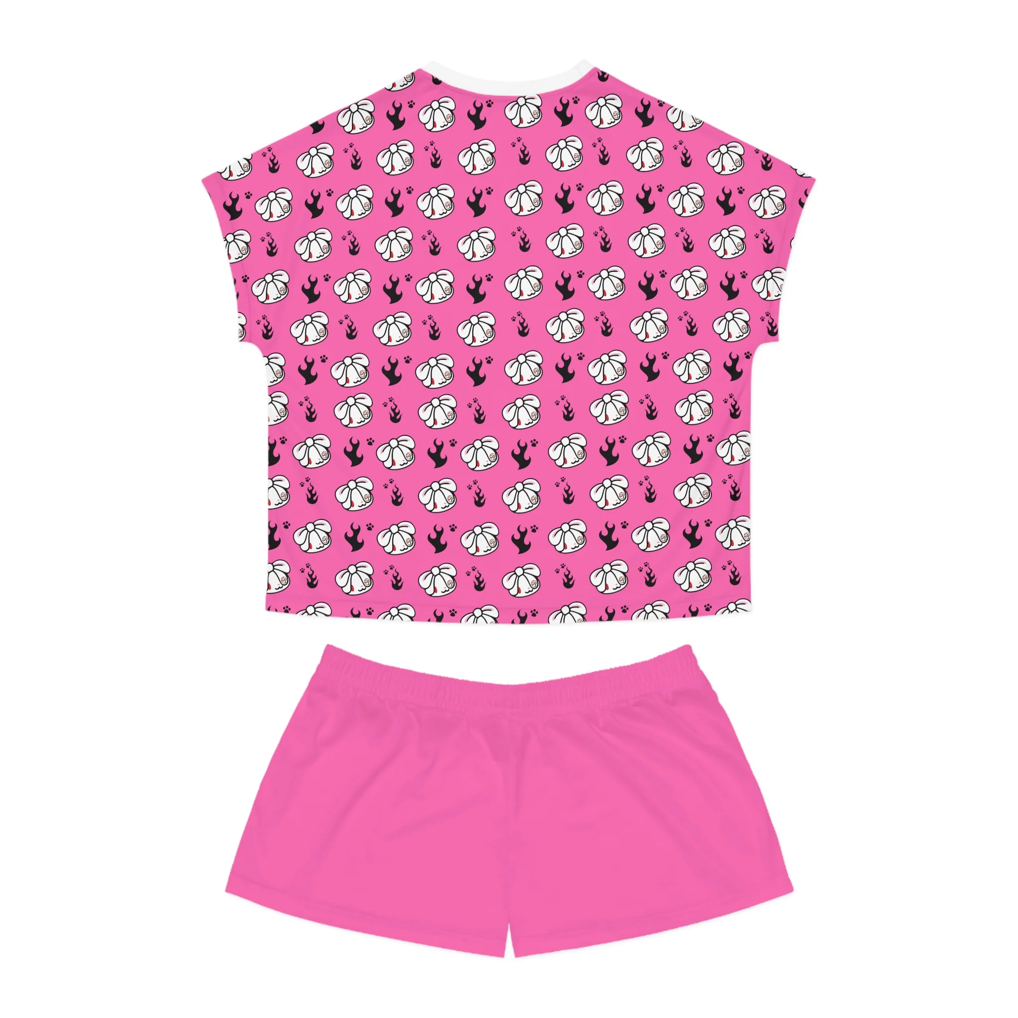 All Purpose Bunny Y2K [PINK] - Women's AOP Pajama Set - Image 18
