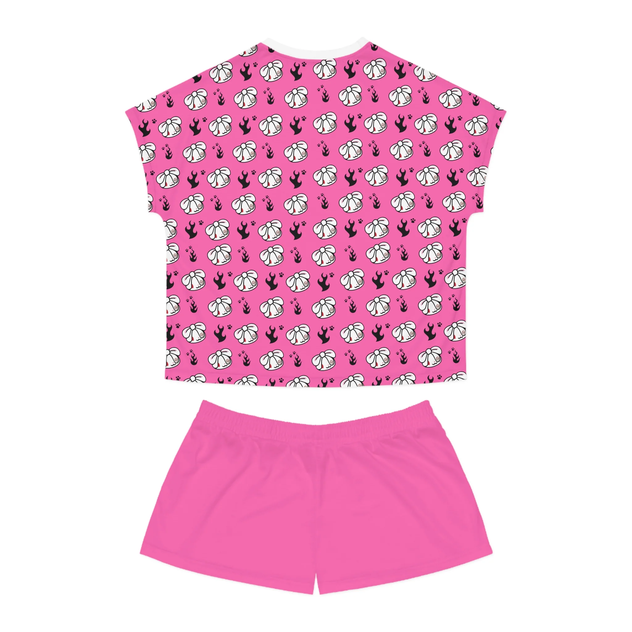 All Purpose Bunny Y2K [PINK] - Women's AOP Pajama Set - Image 6